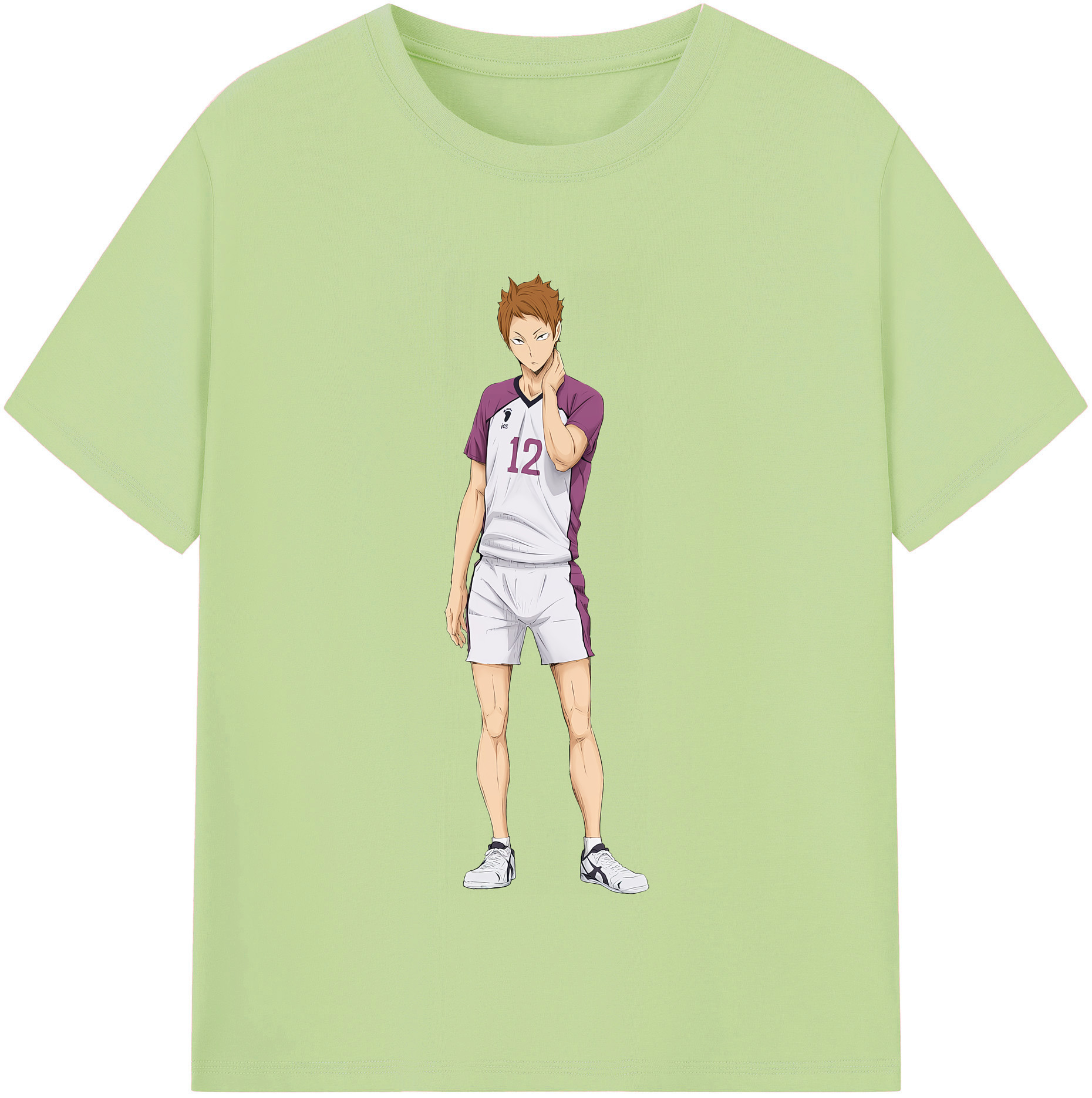 （画像用） ハイキュー!! Haikyu!! 綿100％半袖Tシャツ（フロントプリント）